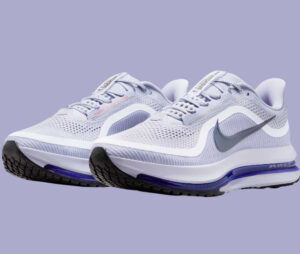 Nike Pegasus Premium Ghost Persian Violet running shoe featuring iridescent purple hues and reflective detailing