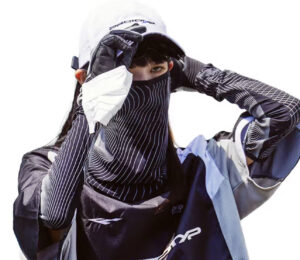PROTOTYP Circuit SS21 jumpsuit with fictional logos and racing-inspired design elements
