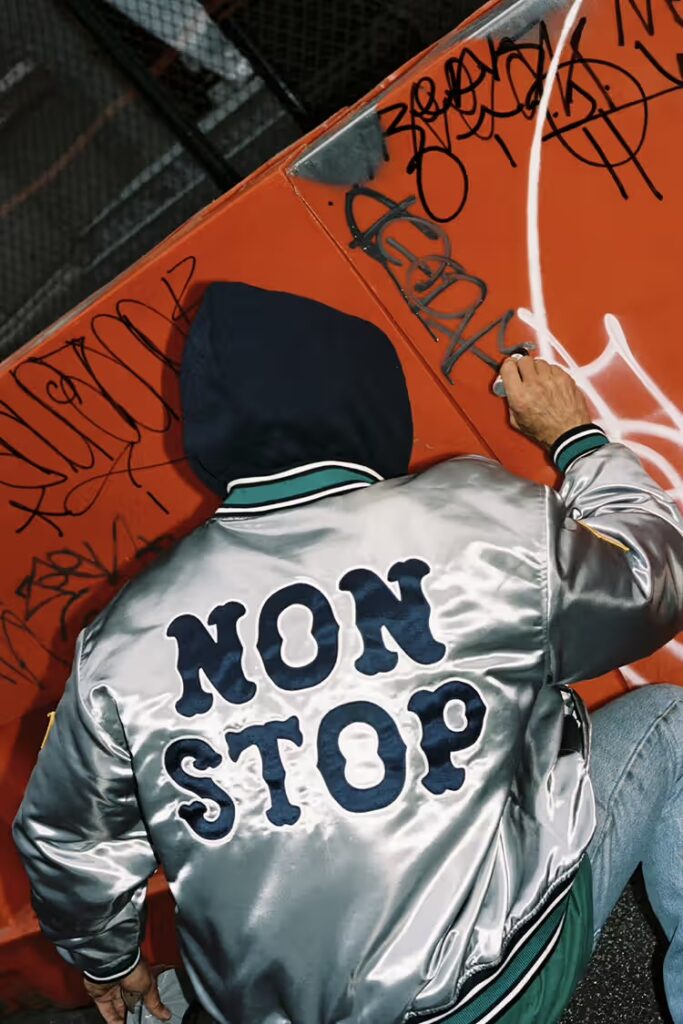 Supreme x Homerun Spring 2025 varsity jacket and baseball jersey collection styled with co-branded logos and sports motifs