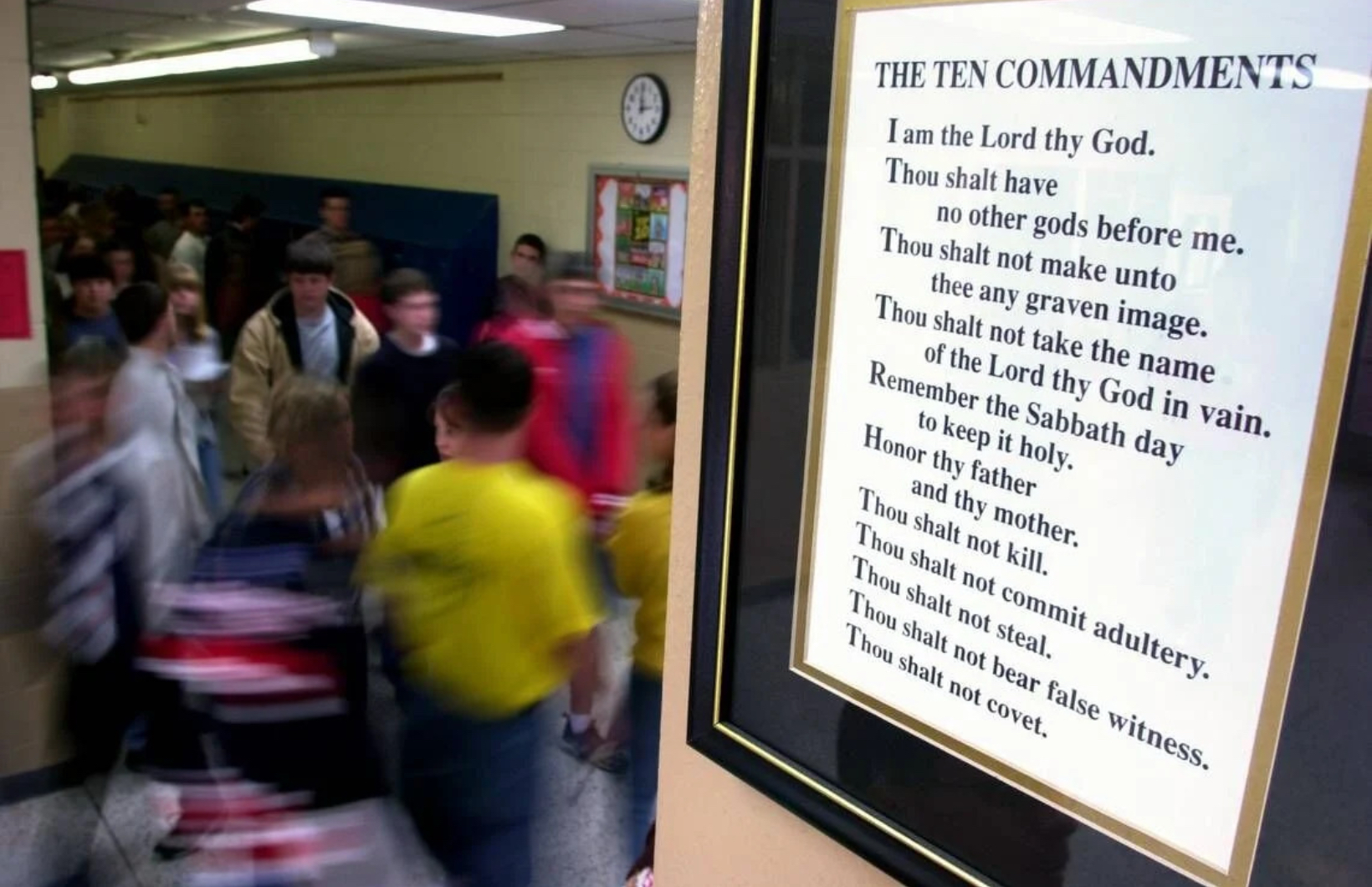 Faith, Freedom, and the Chalkboard: Texas Mandates the Ten Commandments in Public Schools