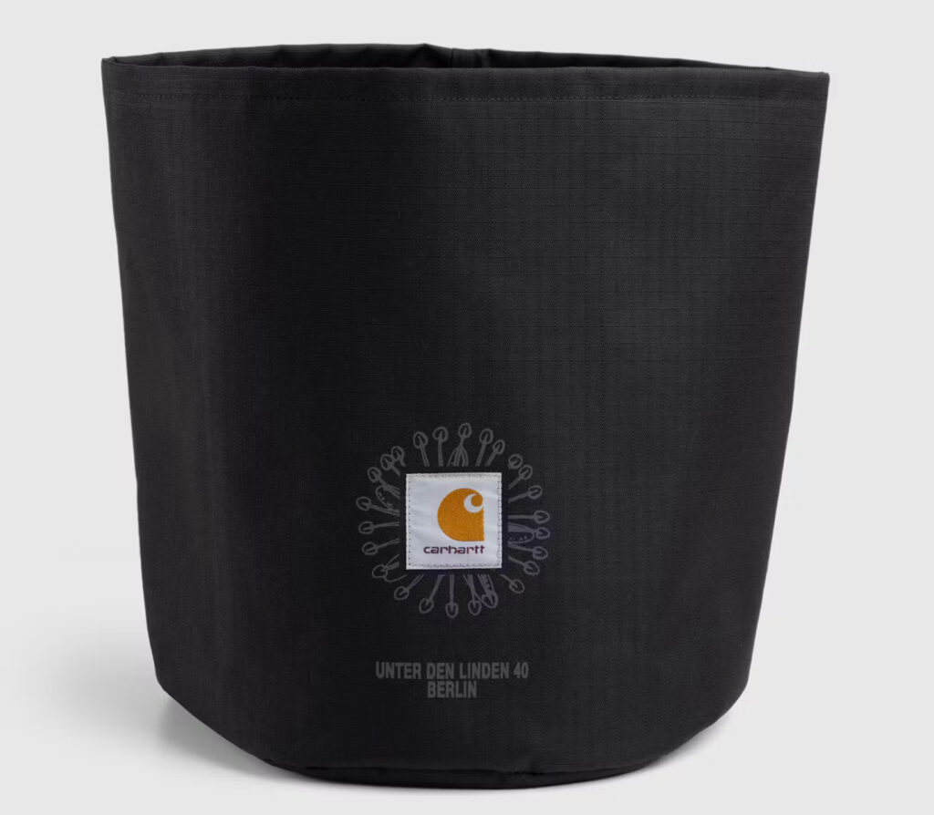 Minimalist Carhartt WIP x Highsnobiety Groundworks Planter Set with raw concrete finish, designed for urban living spaces