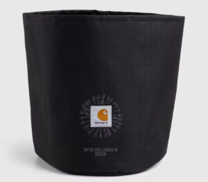 Minimalist Carhartt WIP x Highsnobiety Groundworks Planter Set with raw concrete finish, designed for urban living spaces