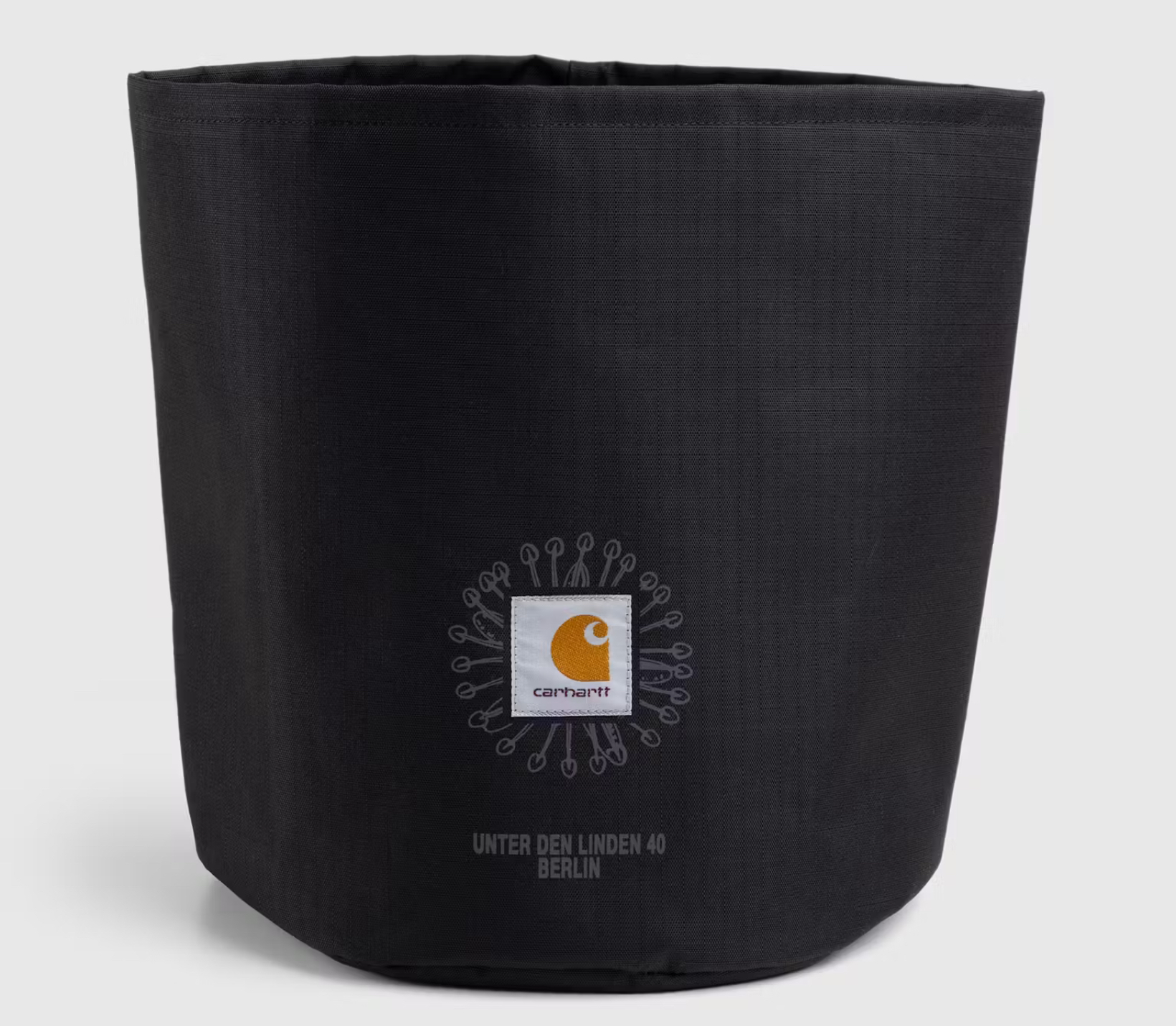 Minimalist Carhartt WIP x Highsnobiety Groundworks Planter Set with raw concrete finish, designed for urban living spaces