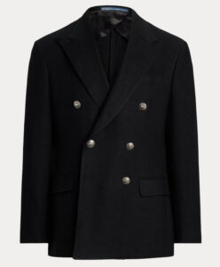 Ralph Lauren Polo Tailor Linen Dobby Jacket in natural tones, showcasing lightweight texture and soft tailoring