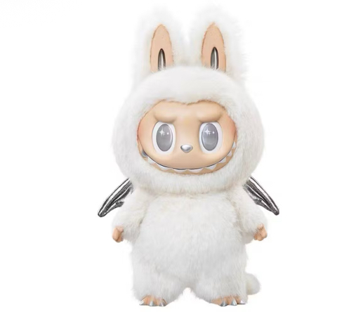 Pop Mart Angels in the Clouds vinyl figures featuring Labubu, Zomimo, and pastel cherubs on cloud bases