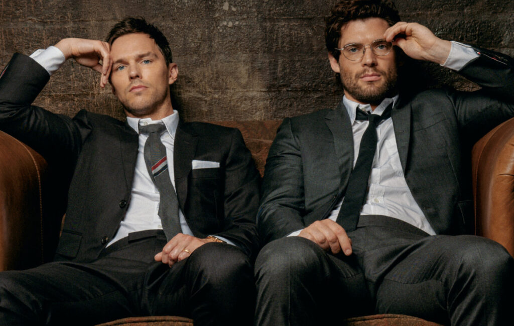 David Corenswet as Superman and Nicholas Hoult as Lex Luthor in Wonderland’s Summer 2025 feature for James Gunn’s reboot