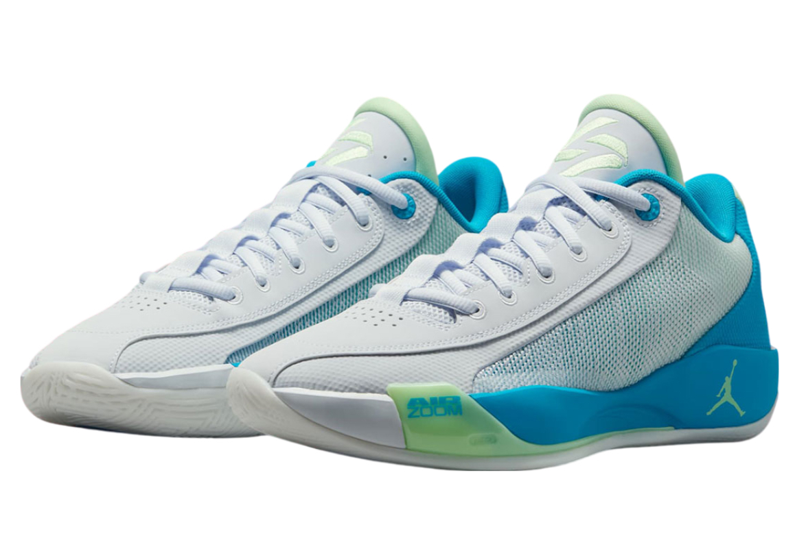 The Air Jordan Luka .77 ‘Laser Blue/Vapor Green’