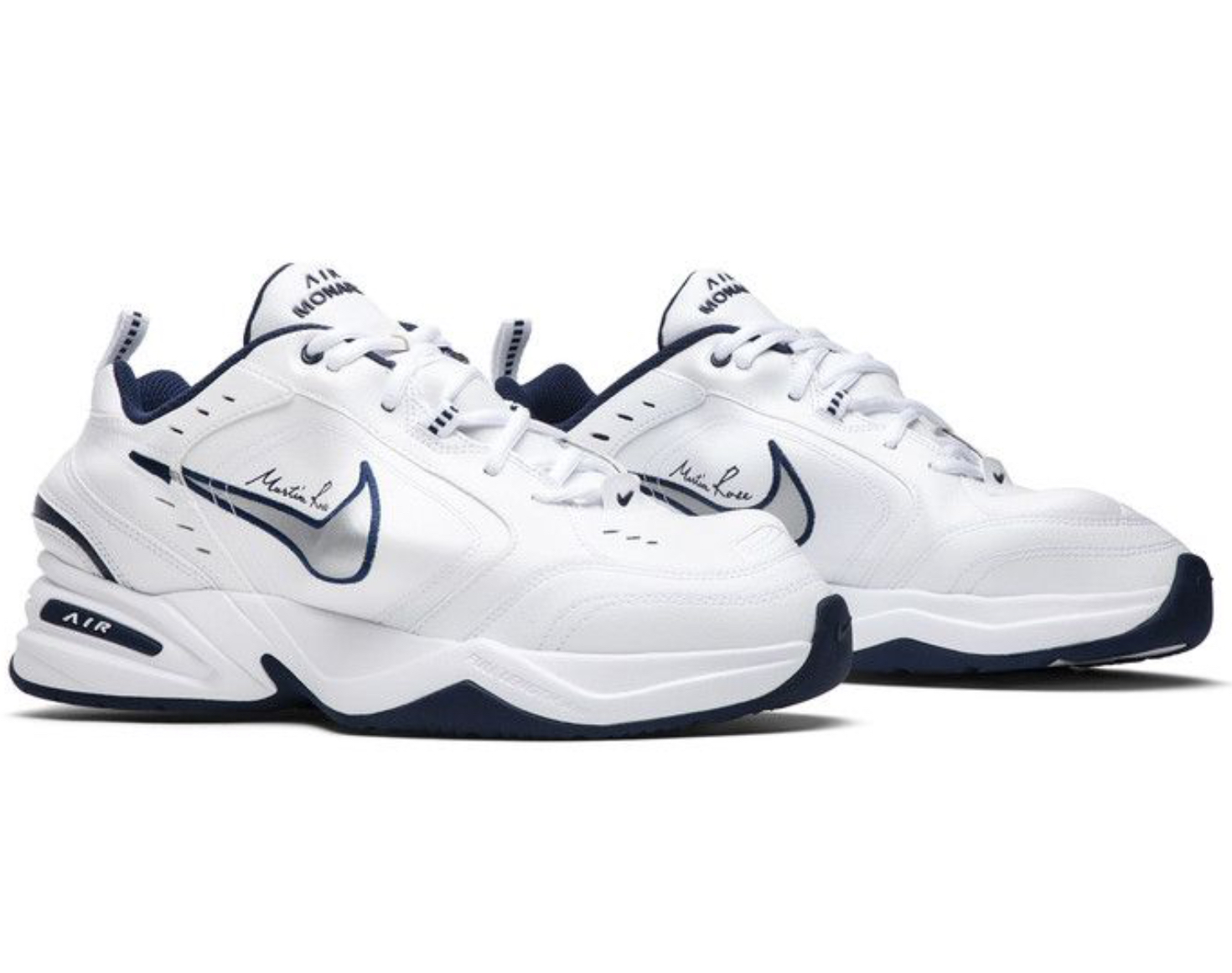 Martine Rose x Nike Air Monarch IV ‘White Navy’: Redefining the Normcore Blueprint