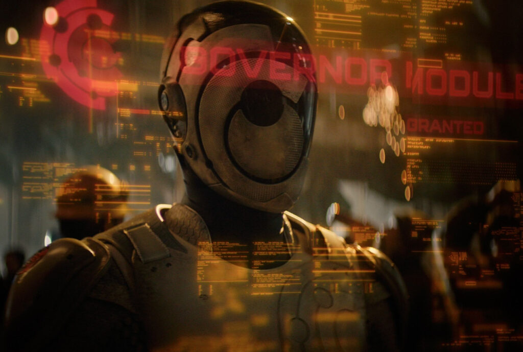 Alexander Skarsgård as Murderbot and John Cho