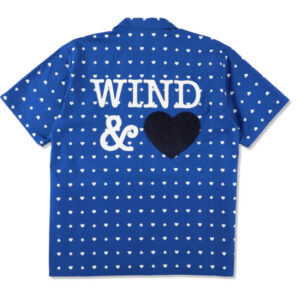 PATTERN S/S Shirt featuring heart and spade motifs symbolizing water and wind constellations from Wind and Sea brand