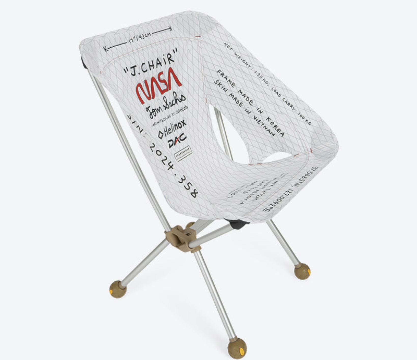 A Seat Between Earth and Cosmos: The Tom Sachs J-Chair by Helinox