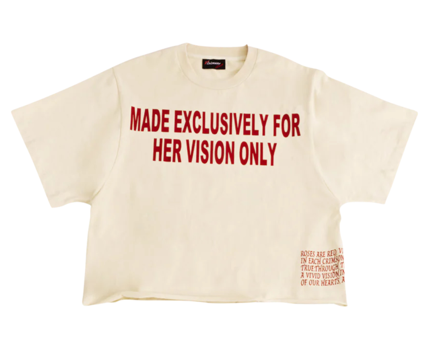 A Letter to the Streets, the Self, and the Sublime: The Visionary Club “Letter to Your Heart” Boxy Tee