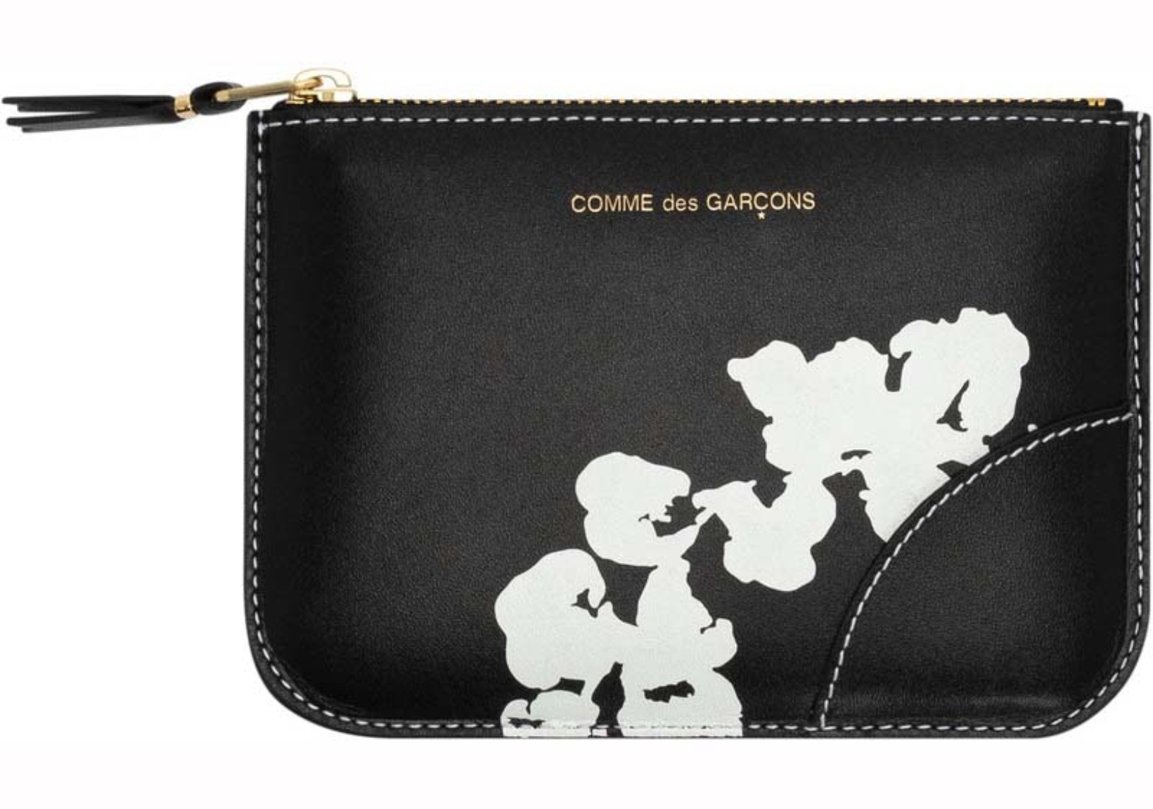 Denim Tears x Comme des Garçons Wreath Zip Pouch