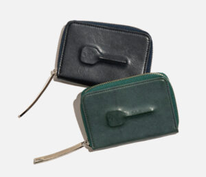 Maison MIHARA YASUHIRO Invisible Key Case with embedded key detail in burnished leather