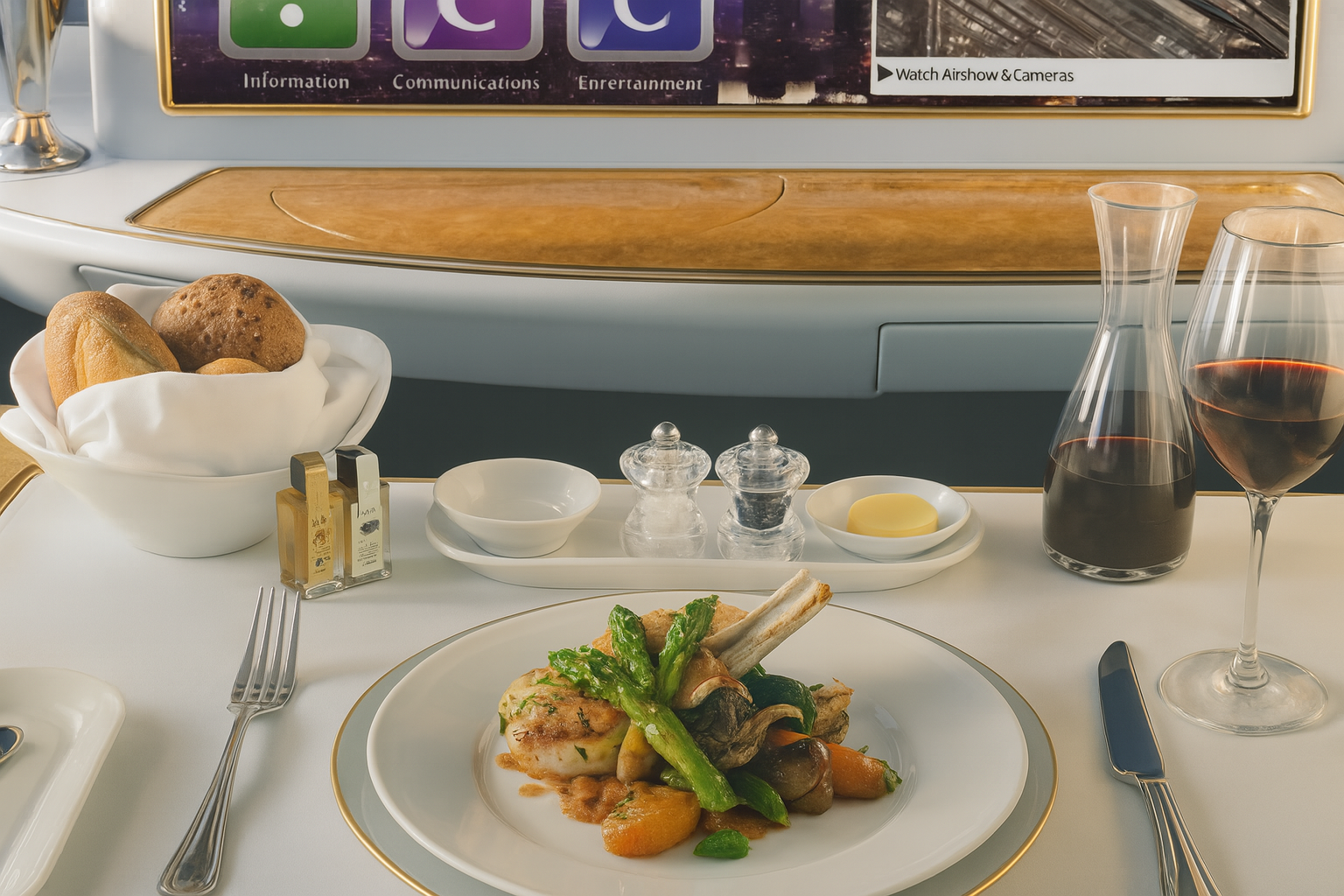 Emirates: The King of the Cabin Kitchen And Celebrated In-Flight Cuisine