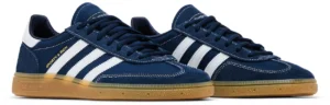 Sporty & Rich x Handball Spezial ‘Night Indigo’ shoe with deep indigo suede upper and classic gum sole