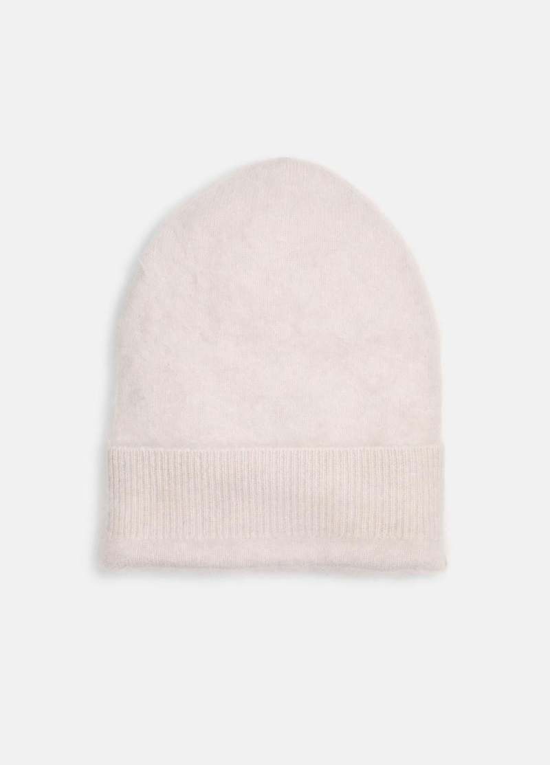 Vince Brushed Cashmere Hat in Marble