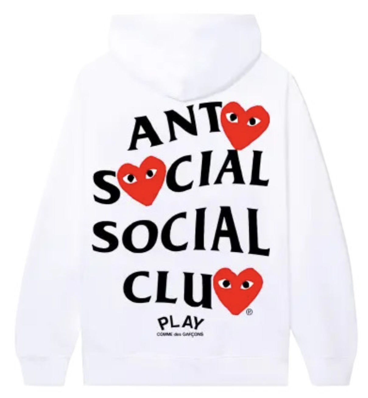 ASSC x Comme des Garçons PLAY White Hoodie: When Streetwear Meets Avant-Garde Bounce